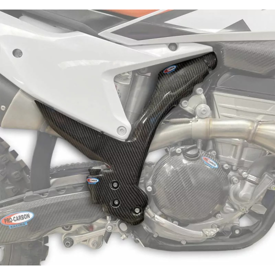 PRO-CARBON RACING KTM Frame Protection – Tall – Years 2024-2025 – 150/250/300 EXC + 250/350/450/500 EXC-F KT-FP-27