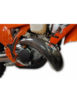 PRO-CARBON RACING KTM Exhaust Guard / Pipe Guard – Years 2024-2025 – 250/300 EXC + 250/300 XC-W – Standard Pipe KT-EG-66