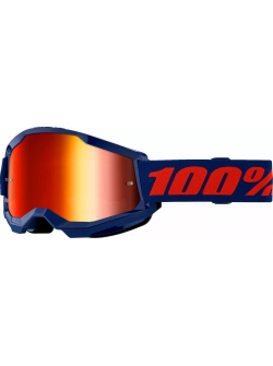 100% Strata 2 Goggle NAVY MR RD 50028-00021