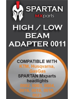 SPARTAN SMP - HIGH / LOW beam adapter 0011 Fits: KTM, Husqvarna, Gasgas