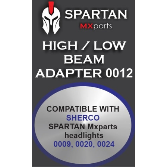 SPARTAN SMP - HIGH / LOW beam adapter 0012 Fits: Sherco #1