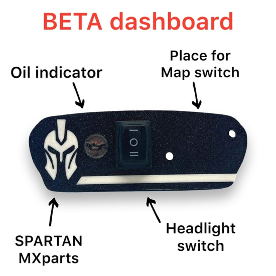 SPARTAN Dashboard 0015- fits: BETA RR /Xtrainer #2