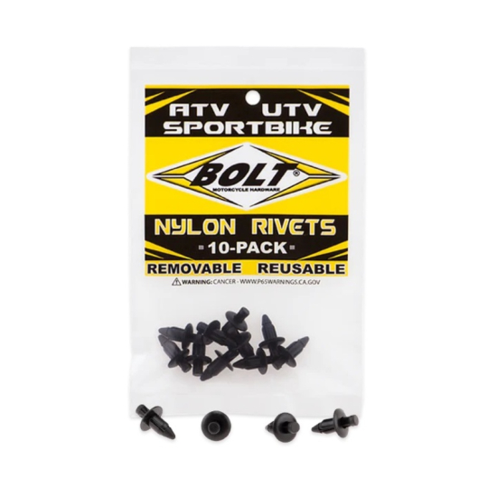 BOLT M6 Nylon Rivet 10 pieces 2005-6SRIV