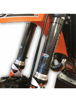 PRO-CARBON RACING KTM Upper Fork Protectors – 125 to 530 SX / EXC / XC/ XC-W / SMR – All years