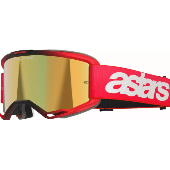 ALPINESTARS GOGGLES Vision 5 Blaze Goggle RED MIRROR-GLD 5102125-3115