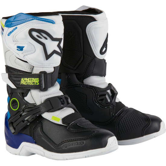 Alpinestars Tech 3S Toddler Motocross 2024 Boots (Blue-White-Black) 2014524-2179-13