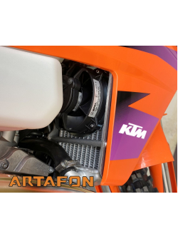 ARTAFON KTM HUSQVARNA Gas Gas 2025-2024 TBI Radiator guards COMPATIBLE WITH OEM SPAL FAN RG18 F