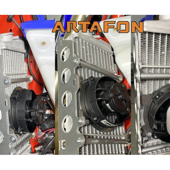 ARTAFON BETA RR 2025-2024 4T RADIATOR GUARDS + FAN RG19 Fan  #2