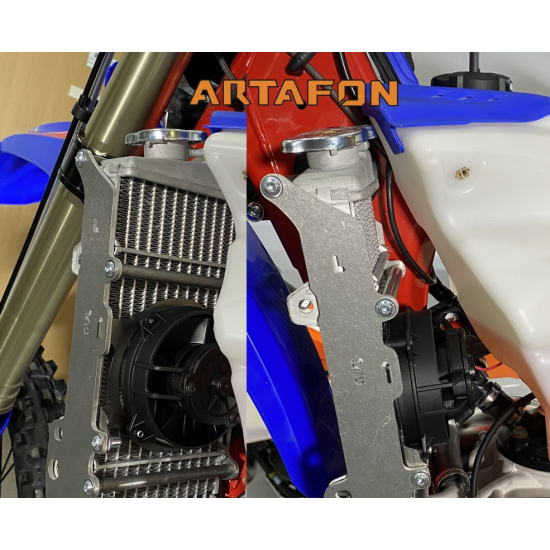 ARTAFON BETA RR 4T 2025-2024 RADIATOR GUARDS + FAN RG20 Fan  #2