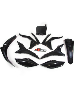 RTECH Honda CRF 250 14-17 450 13-16 Black Plastics Kit R-KITCRF-NR0-517