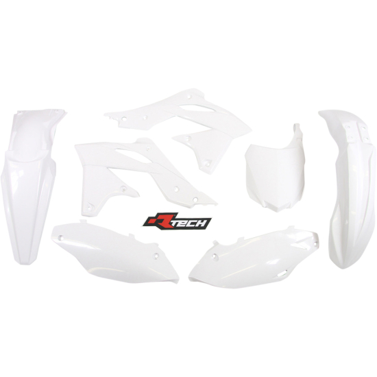 RTECH Kawasaki KX250F 13-16 White Plastics Kit R-KITKXF-BN0-516