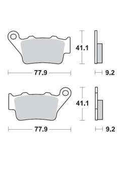 MOTO-MASTER Racing Brake Pads Offroad 093211