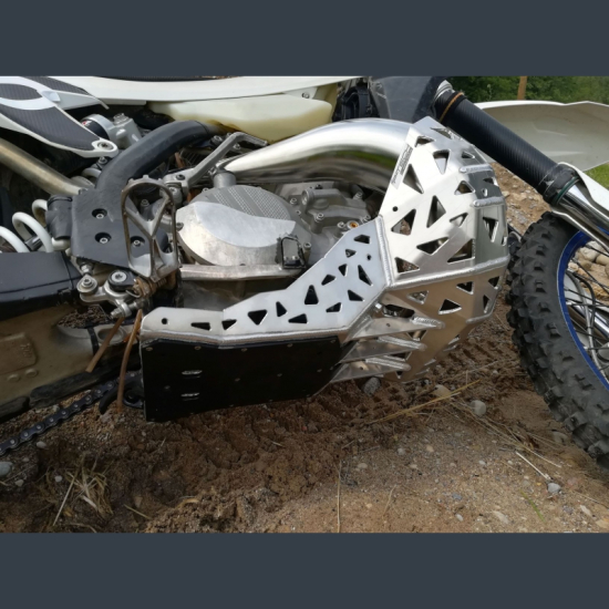 P-TECH Skid Plate with Exhaust Guard and Plastic Bottom for  #2