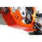 HDPE XTREM ORANGE 8MM SKID PLATE & LINKAGE GUARD KTM SXF XCF 250 350 2016 - 2018