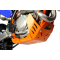 HDPE XTREM ORANGE 8MM SKID PLATE & LINKAGE GUARD KTM EXC F 450 500 2017 - 2018