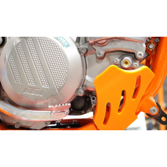 HDPE XTREM ORANGE 8MM SKID PLATE & LINKAGE GUARD KTM SX XC 2 #1