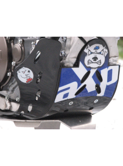 HDPE Black-Blue 6MM Skid Plate Yamaha YZ450F 2010-2013 - AXP Racing