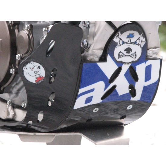 HDPE Black-Blue 6MM Skid Plate Yamaha YZ450F 2010-2013 - AXP Racing