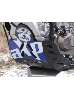 HDPE Black-Blue 6MM Skid Plate Yamaha YZ450F 2010-2013 - AXP Racing