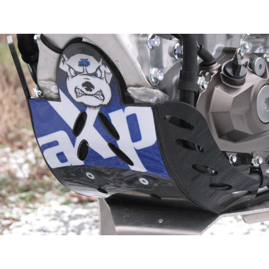 HDPE Black-Blue 6MM Skid Plate Yamaha YZ450F 2010-2013 - AXP #1