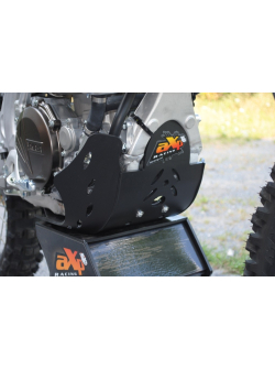 HDPE BLACK-BLUE 6MM SKID PLATE YAMAHA YZ450F 2014 | AXP Racing