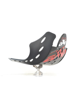 HDPE BLACK-RED 6MM SKID PLATE YAMAHA YZ450F 2014