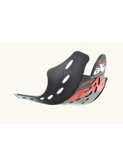 HDPE BLACK-RED 6MM SKID PLATE YAMAHA YZ450F 2014