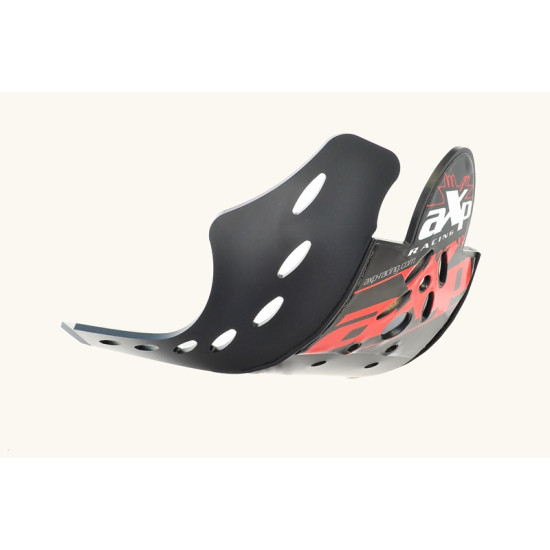 HDPE BLACK-RED 6MM SKID PLATE YAMAHA YZ450F 2014 #1