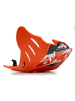 HDPE ORANGE 6MM SKID PLATE KTM EXC F 250 350 2017 - 2018