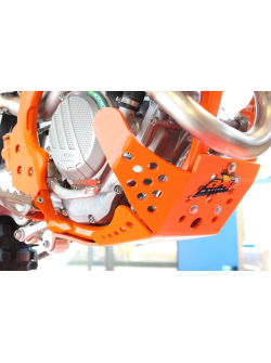 HDPE Orange 6mm Skid Plate for KTM SXF/XCF 250/350 2016-2018 by AXP Racing