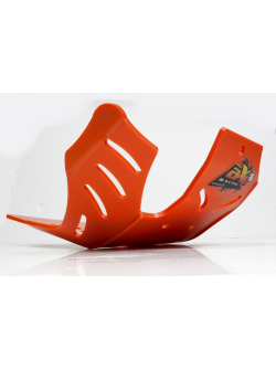 HDPE Orange 6mm Skid Plate for KTM SX XC 250 350 2017 - 2018 by AXP Racing