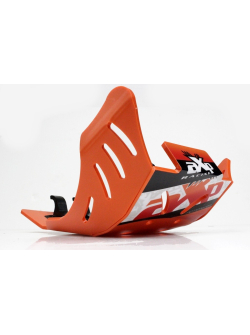 HDPE Orange 6mm Skid Plate KTM SXF XCF 450 2016 - 2018 by AXP Racing