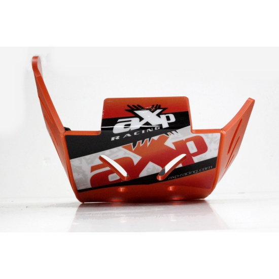 HDPE Orange 6mm Skid Plate KTM SXF XCF 450 2016 - 2018 by AX #1