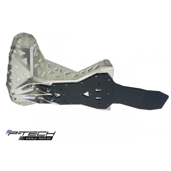 P-TECH Skid Plate with Exhaust Pipe & Linkage Guard for GasG #2