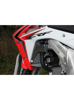 Radiator Braces Red Honda CRF250R 2014 - 2015 by AXP Racing