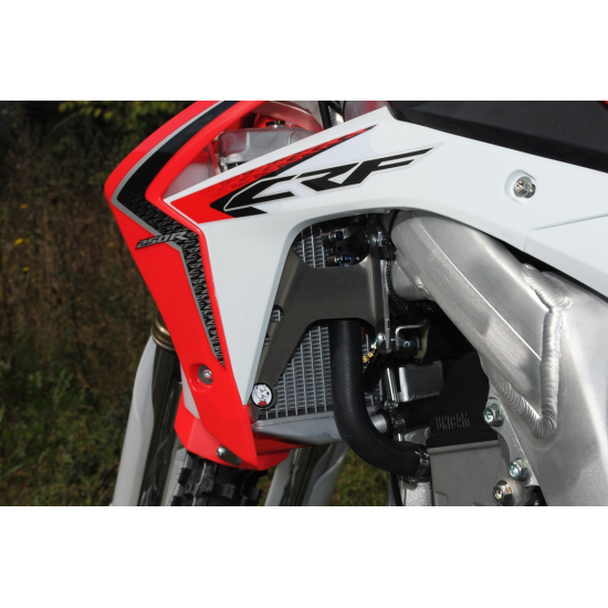 Radiator Braces Red Honda CRF250R 2014 - 2015 by AXP Racing #1