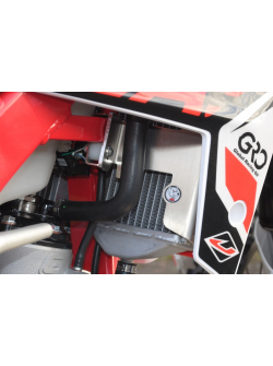 Radiator Braces Red for Gas Gas EC 250 300 (2014-2017) by AXP Racing