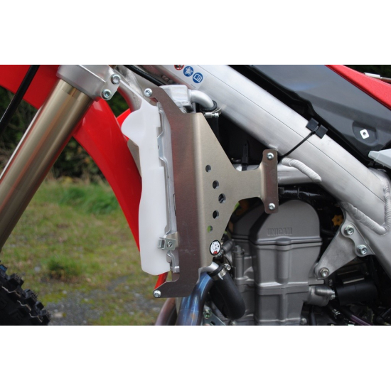 Durable Red Radiator Braces for Honda CRF450R 2015-2016 - AXP Racing