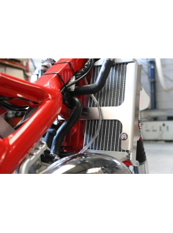 RADIATOR BRACES RED BETA 125RR 2018 by AXP Racing