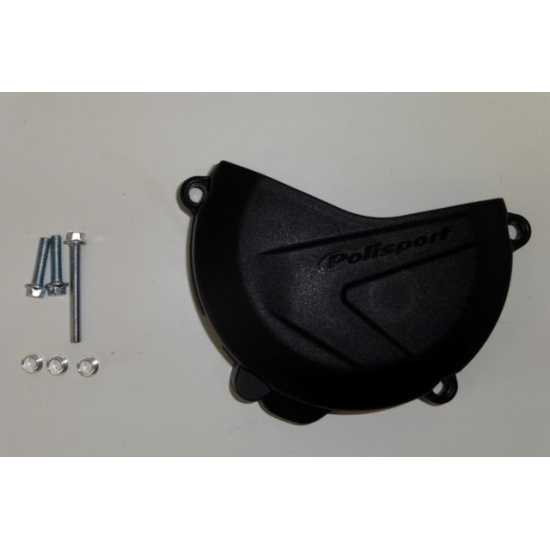 Clutch Cover Guard - Polisport - Black - For Husqvarna KTM FC FE 450 (2016-2018)