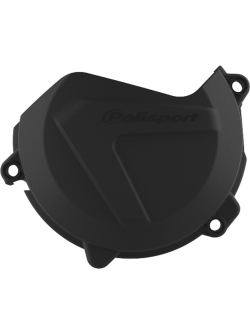 Polisport Clutch Cover Guard - BLACK - Husqvarna KTM FC FE FS FX EXC-F SX-F XC-F 450 Sixdays Factory Edition 501 500 (2016 - 2020)