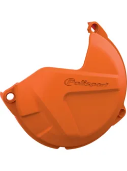 Polisport Clutch Cover Guard - Orange - For KTM EXC SX XC XC-W 250 300 TPI Sixdays 2017-2020