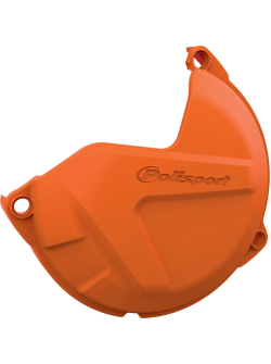 Polisport Orange Clutch Cover Guard for KTM SX XC-W 125 150 (2016-2018)