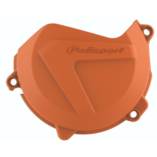 KTM Clutch Cover Guard - Polisport ORANGE | 2016-2020 EXC-F, SX-F, XC-F 450 500