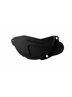 Polisport Black Clutch Cover Guard for KTM EXC-F SX-F XC-F 450 500 Sixdays Factory Edition (2016-2018)