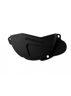 Yamaha YZ 125 Clutch Cover Guard - POLISPORT - Black (2005-2018)