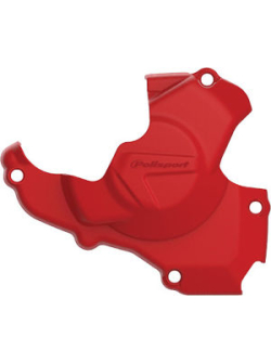 Red Ignition Cover Guard for Honda CRF 250 R (2010-2017) by Polisport