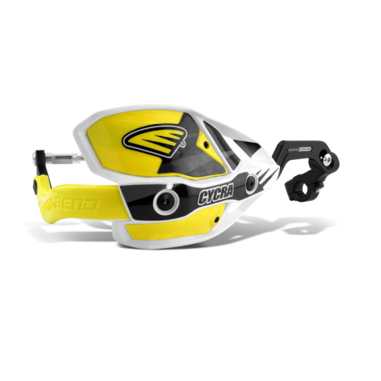 CYCRA Ultra Probend CRM Handguards - White/Yellow