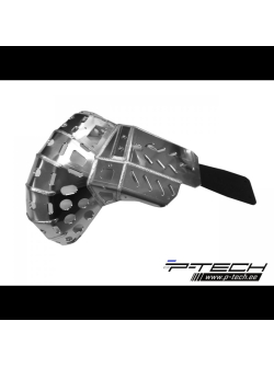 P-TECH (PK003) Skid Plate with Exhaust Pipe Guard and Plastic Bottom for Sherco SER 250 300 2014 - 2019