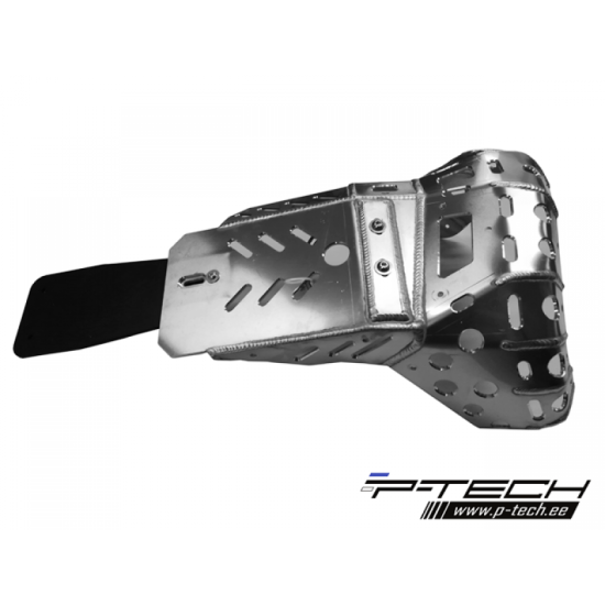 P-TECH (PK003) Skid Plate with Exhaust Pipe Guard and Plasti #1